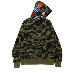 The bathing ape zip up sweatshirt